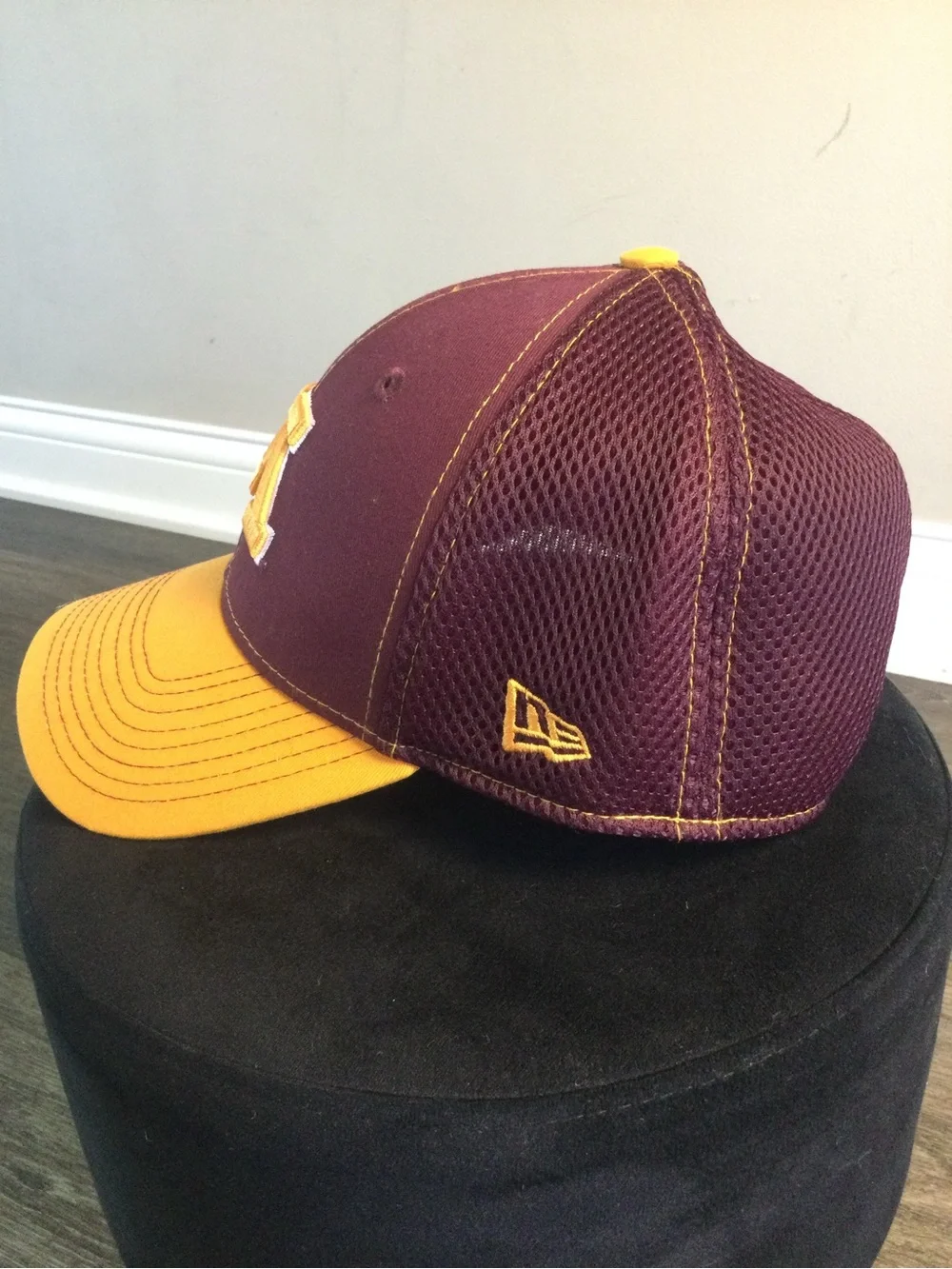 New Era Maroon and Gold 39THIRTY Fitted Cap